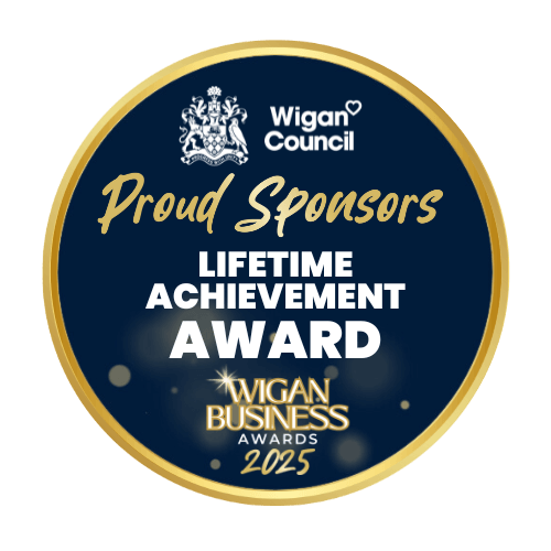 Wigan Council Wigan Business Awards Lifetime Achievement award sponsor