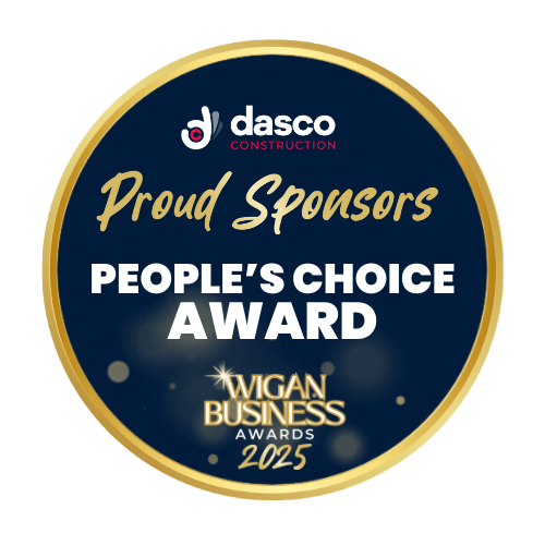 Dasco Construction Wigan Business Awards People's Choice sponsor
