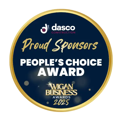 Dasco Construction Wigan Business Awards People's Choice sponsor