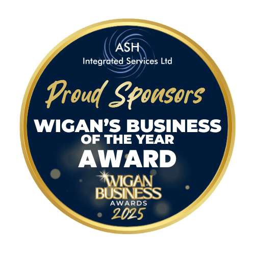 ASH Integrated Services Wigan Business Awards Wigan's Business of the Year Award sponsor