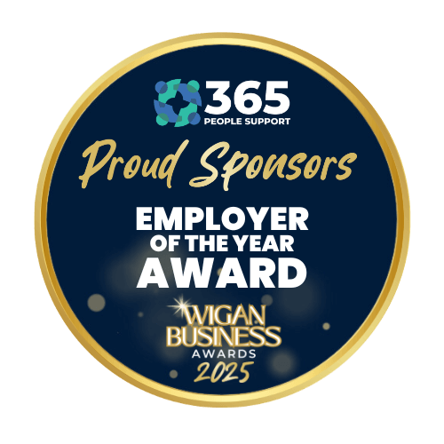 365 People Support Wigan Business Awards Employer of the Year Award Sponsor