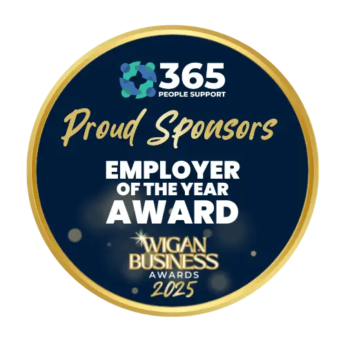 365 People Support Wigan Business Awards Employer of the Year Award Sponsor