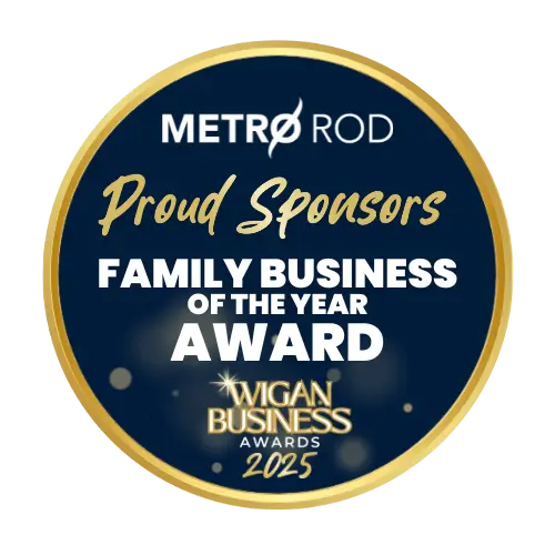 Wigan Business Awards Family Business of the Year Award sponsors Metro Rod