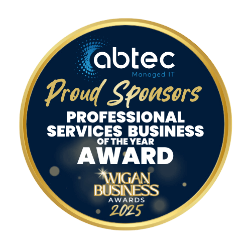 abtec Managed IT sponsors of Wigan Business Awards Professional Services Business of the Year Award category