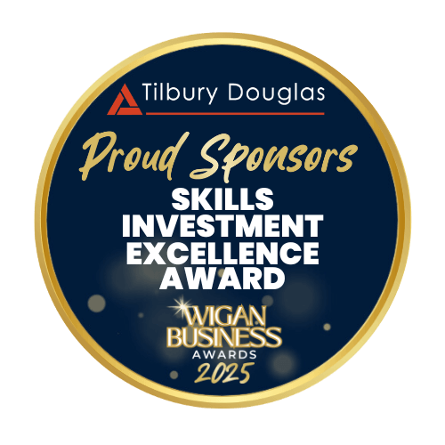 Tilbury Douglas, Skills Investment Excellence Award Sponsors at Wigan Business Awards