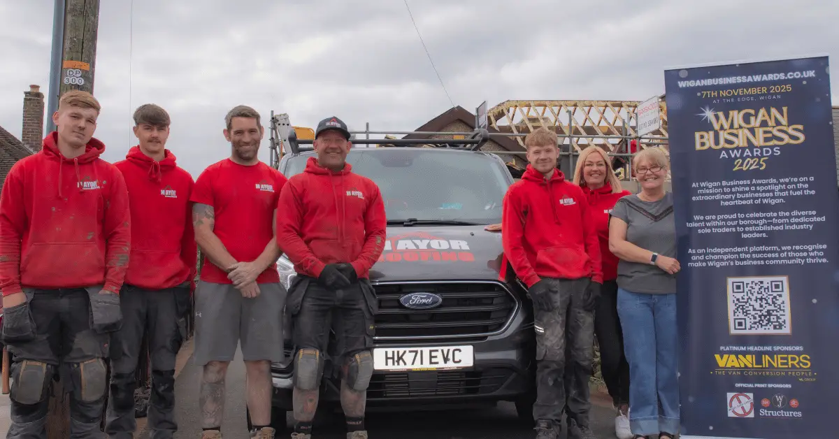 Mayor-Roofing-Raises-a-Toast-to-Local-Business-as-Wigan-Business-Awards-Welcome-Drinks-Sponsor-