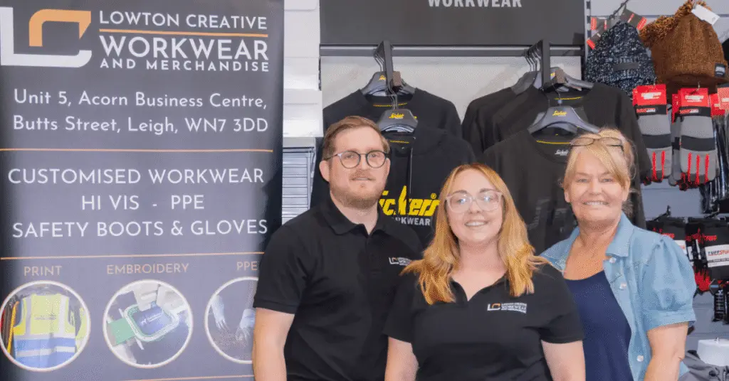 Wigan Business Awards Finalist Networking Sponsors Nic and Dan Morris from The Lowton Creative Company