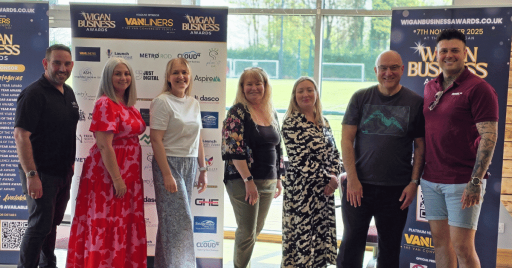 Image shows Wigan Business Awards Shortlisting panel