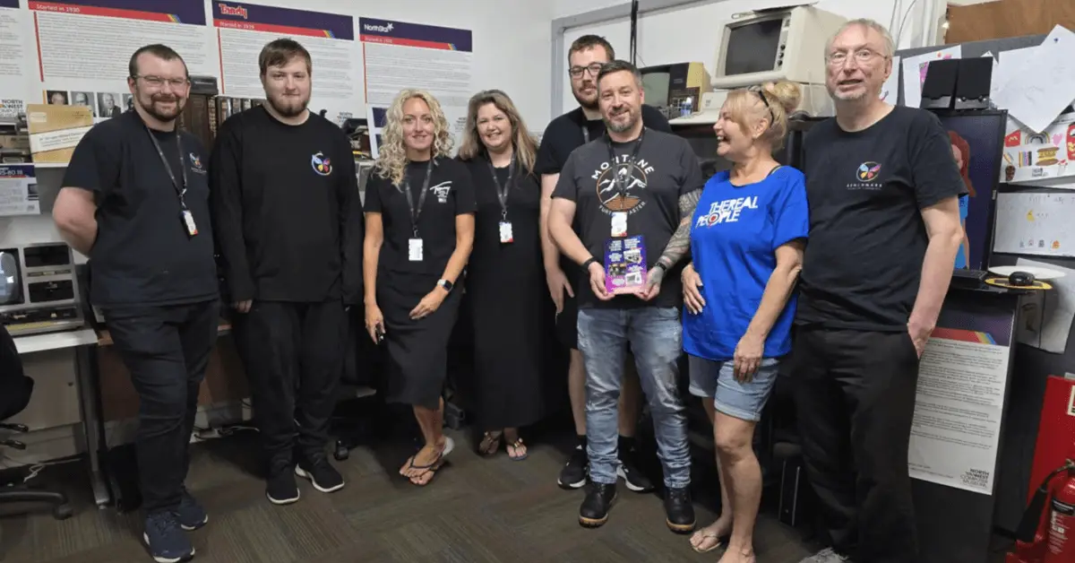 Wigan Business Awards Goodie Bag Sponsors Benchmark IT staff with Nichola Howard