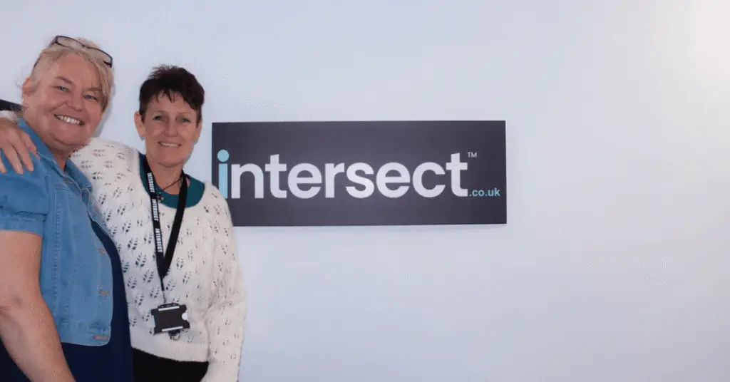 Wigan Business Awards Organiser Nichola Howard with Sue