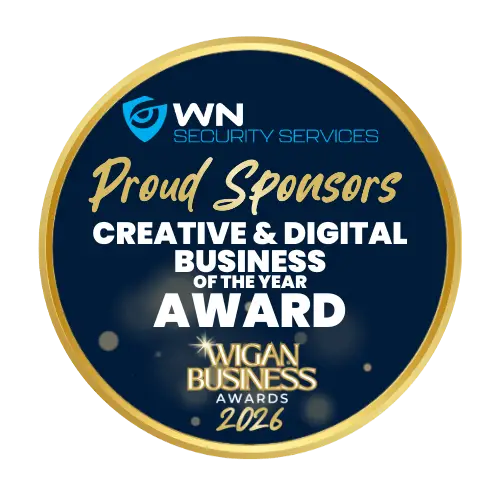 Wigan Business Awards Creative and Digital Business of the Year Award sponsors, WN Security Services