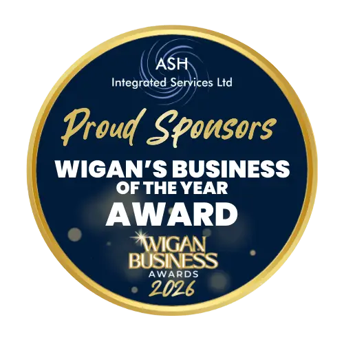 Wigan Business Awards Wigan's Business of the Year Award sponsors, ASH Integrated Services