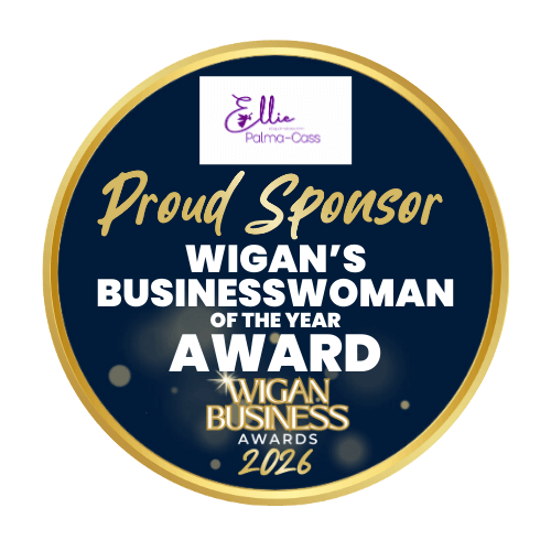 Wigan Business Awards Wigan's Businesswoman of the Year Award sponsor, Ellie Palma-Cass